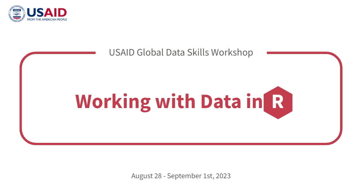 USAID Global Data Skills Workshop